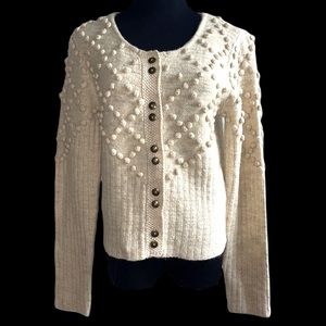 Free people Pom Pom cardigan